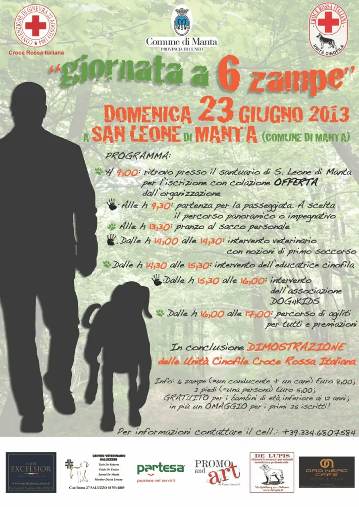La giornata a sei zampe a Manta (CN)