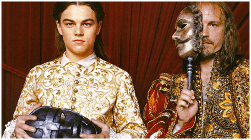 Leonardo di caprio nel film La Maschera di Ferro
