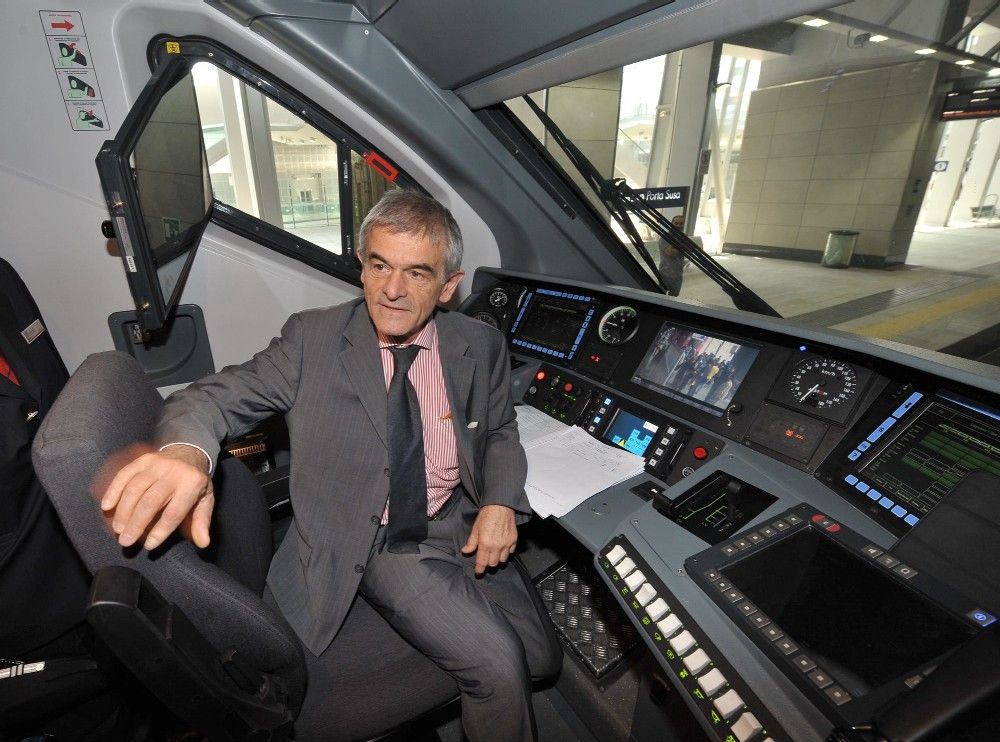 Il Presidente della Regione Piemote, Sergio Chiamparino, durante l'inaugurazione