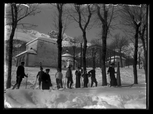 Neve, Sport invernali a Oropa. 1920 – 1960