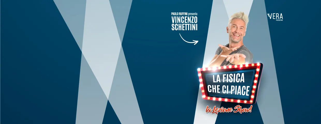 Vincenzo Schettini a Torino nel 2026 con “La Fisica che ci piace”: date, teatro e biglietti